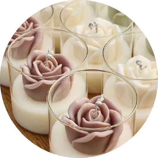 Velas rosas