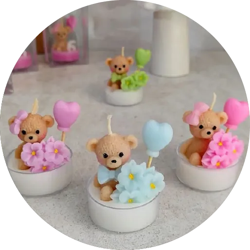 Velas oso baby