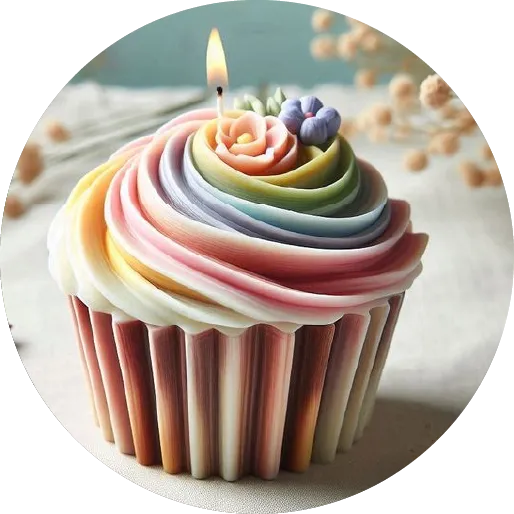Cupcake arcoíris